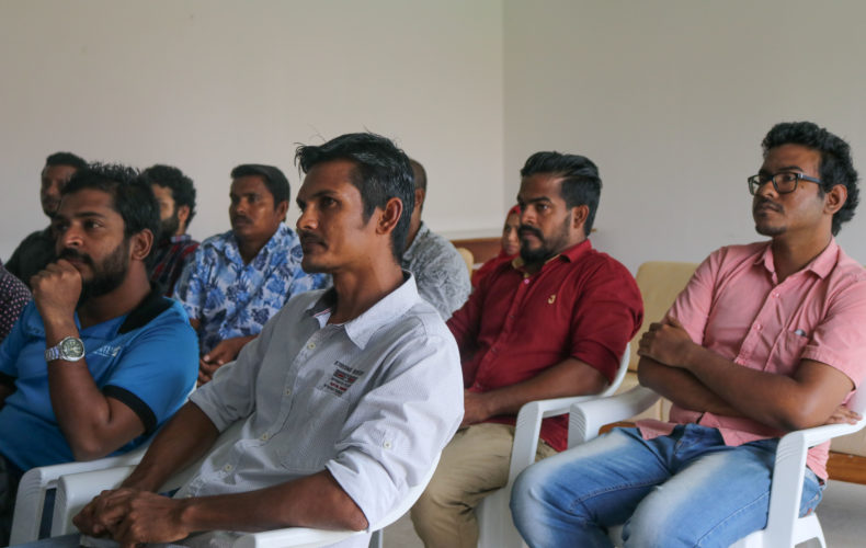 First meeting between Sports Corporation and Deaf Football Team